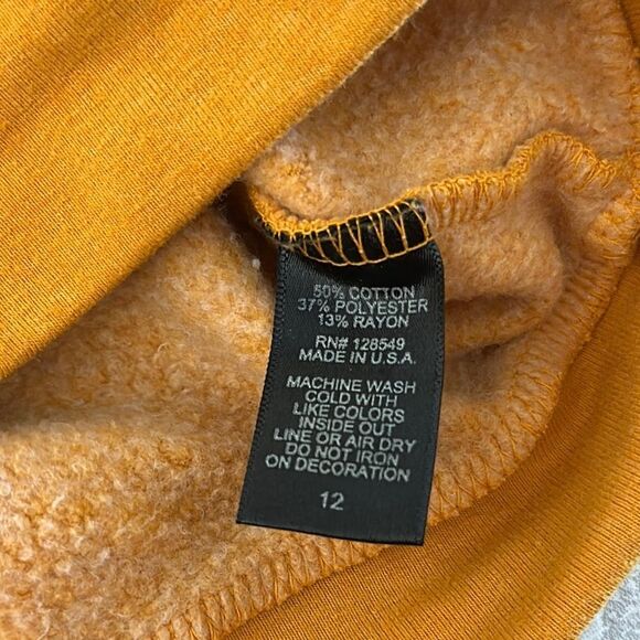 Aviator Nation Kids Hoodie Smiley in Gold - Size 12 - Picture 6 of 8